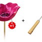 💖🎁 Moederdagcadeaus 2026 met 49 % korting 🎁Handgemaakt metalen tuinbordje met bloem en vogel 🐦