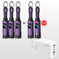 🔋4-in-1 Sleutelhanger Laadkabel met Display – Draagbare Snellaadkabel tot 65W met Live Wattage Monitor