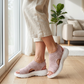 👡🌬️ Ademende gebreide platform sandalen voor dames – Lichtgewicht en zacht ✨