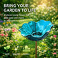 💖🎁 Moederdagcadeaus 2026 met 49 % korting 🎁Handgemaakt metalen tuinbordje met bloem en vogel 🐦
