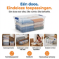 ⏰ Beperkte tijd aanbieding 📦 Grote dikke transparante plastic opbergzak, geschikt voor kledingopberging, verhuizen en opslag.