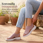 👡🌬️ Ademende gebreide platform sandalen voor dames – Lichtgewicht en zacht ✨