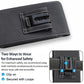 💥【LIMITED TIME 50% OFF】🔥 Magneet Riem Telefoonhouder | 4 Verborgen Magneten Stille Sluiting | Metal Clip + Riemblus Dubbel Bevestigd | Ingebouwd Kaartvak voor ID/Geld | Vingergaten voor Snel Uitnemen | Krasbestendig Leder+Stof | Past tot 6,3 inch