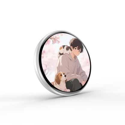 🎁2026 Nieuw binnen 50% KORTING💥⚡Meer dan 50.000 verkocht!💕🔥Digitale badge met foto-, video- en GIF-display, schermpins, pixeltouchscreen, lichtgewicht, 500mAh