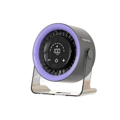 💥 Flash Sale: €39,99!! Bureauventilator met LED-display, USB-voeding, draagbaar, 100 snelheden, 120' kantelbaar, stil, lange batterijduur, oscillerende tafelventilator voor de slaapkamer, kantoor, thuis en op de camping