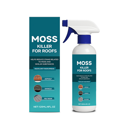 🌧️ Mos- en algenverwijderingsspray voor verschillende soorten daken – opspuiten, afspoelen en stralend schoon! 🏠✨ Effectief tegen mos, milde werking op planten – voor een schoon dak in enkele minuten. 🌿💧