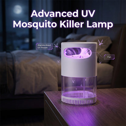 🦟 Stille UV Muggenlamp / Insectenval | Geruisloos & Gifvrij | USB Voeding | Geschikt voor Slaapkamer Meer dan 50.000 verkocht! 🔇🌙