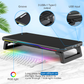 Ergonomische RGB-monitorstandaard met USB-hub