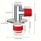 Anti-overloop Deodorant Wasmachine Vloerafvoer Adapter