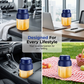 1300ml Portable Juicer Blender with Dual Lids & Straw
