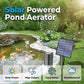 🌞Zonne-energie Vijverbeluchter met luchtpomp – nul elektriciteitskosten – houd vissen gezond en water helder – 50% KORTING 🐟💧