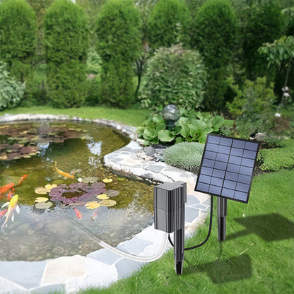 🌞Zonne-energie Vijverbeluchter met luchtpomp – nul elektriciteitskosten – houd vissen gezond en water helder – 50% KORTING 🐟💧