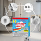 ✨50% KORTING ❤️Krachtige Reinigende Bruistabletten voor Afvoer, Lost Haar & Vet Verstoppingen Snel Op, Geurverwijderend Antibacterieel Afvoerreiniging voor Gootsteen Toilet Vloer