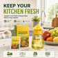 ❄️Zomerfresh 50% Korting!🌿Herbruikbare Vliegenval met Lokstof – Insecticidevrije Fruitvliegenvanger voor Keuken, Terras & Tuin