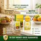 ❄️Zomerfresh 50% Korting!🌿Herbruikbare Vliegenval met Lokstof – Insecticidevrije Fruitvliegenvanger voor Keuken, Terras & Tuin