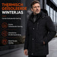 🔥Halflange Heren Winterjas met Dikke Voering – Zakelijke & Casual Katoenen Jas voor Comfort en Warmte