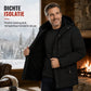 🔥Halflange Heren Winterjas met Dikke Voering – Zakelijke & Casual Katoenen Jas voor Comfort en Warmte