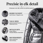 Metallic gewatteerde winterjas met imitatiebontkraag
